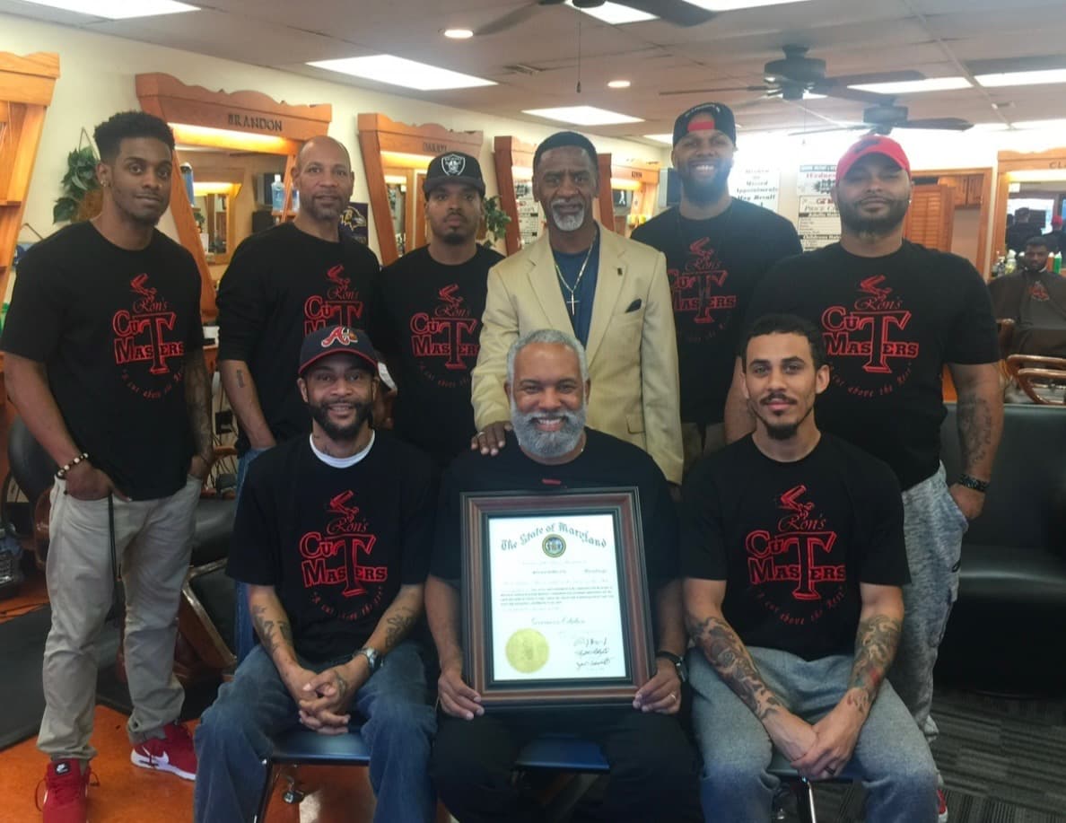 Ron's Cut Masters family celebration