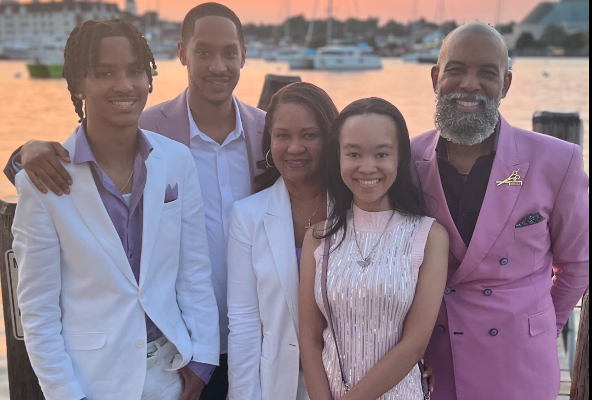 Ron's Cut Masters family portrait